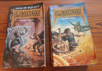 2 Gary Gygax Greyhawk Adventures ~ Artifact Evil & Saga Old City First Printings
