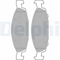 Delphi BremsbeläGe Bremsbelagsatz BremsklöTze Vorne LP1557
