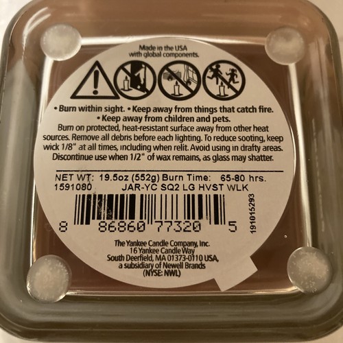 NEW Yankee Candle HARVEST WALK Large 2 Wicks Discontinued 19.5oz / 552g - 第 3/5 張圖片