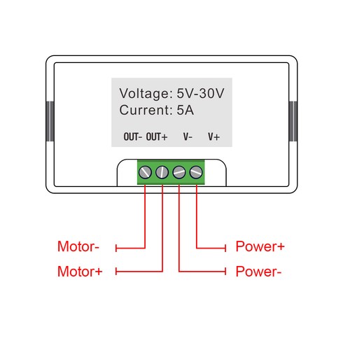 5V 12V 24V LED PWM DC Motor Speed Switch Regulator 5A 150W Dimmer Controller - Picture 9 of 10