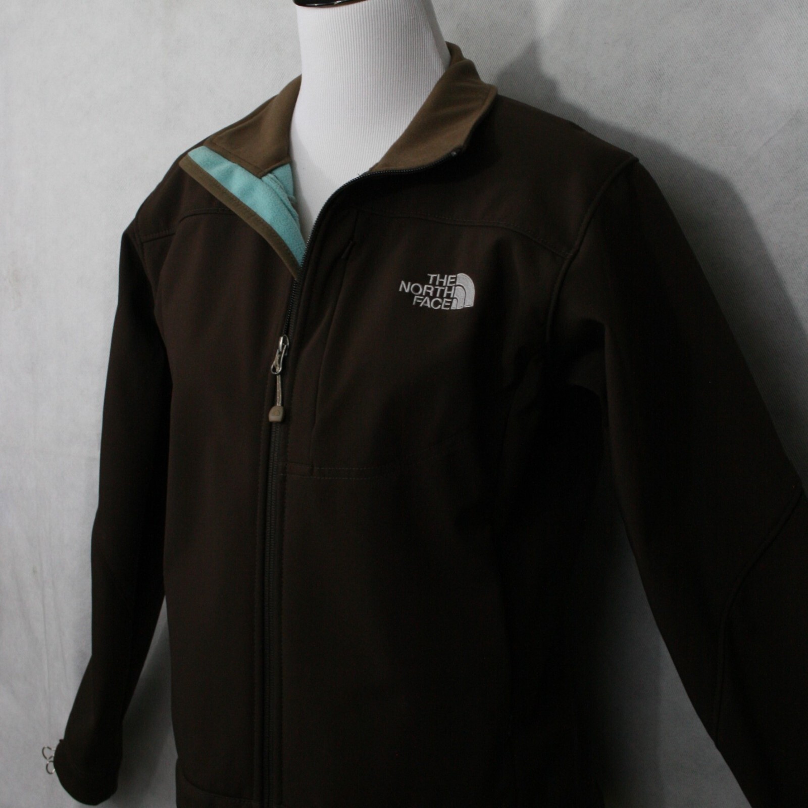 The North Face APEX Brown Poly Blend Jacket SZ M … - image 1