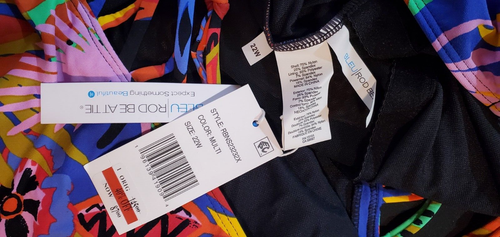 MSRP$145 Bleu by Rod Beattie NightSafari OnePiece Swimsuit Women's Plus Size 22W - Picture 2 of 2
