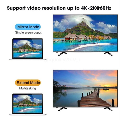 4K Displayport DP Display Port to HDMI Male Female Adapter Converter Connector - Picture 6 of 11