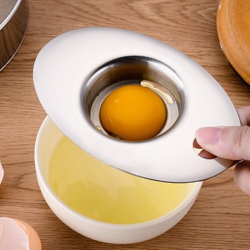Stainless Steel Egg Separator Yolk White Filter Divider Strainer Filter Kitchen