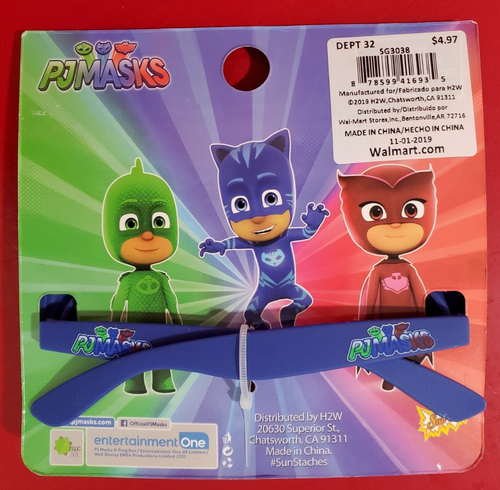 Sun Staches Sunglasses for Kids ~ NEW PJMasks CATBOY SHADES ~ 100% UV Protection - Picture 2 of 2