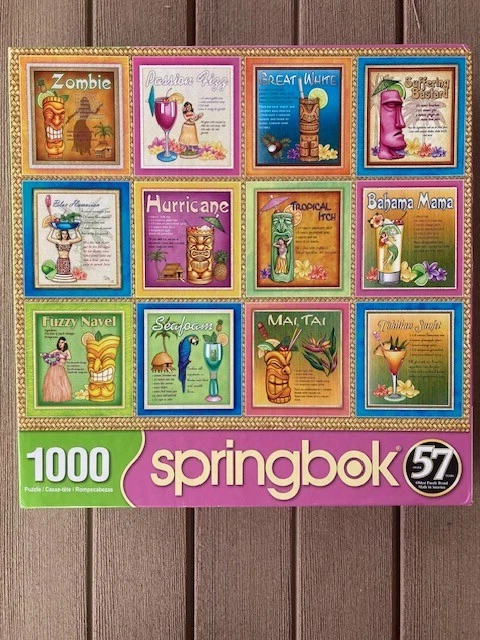 SPRINGBOK Complete 1000 Piece Puzzles-Cocktail Party & Garden Goodness - Image 2 of 3