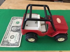 Vintage Tonka Mini Jeep Red Plastic Roll Bar USED B336