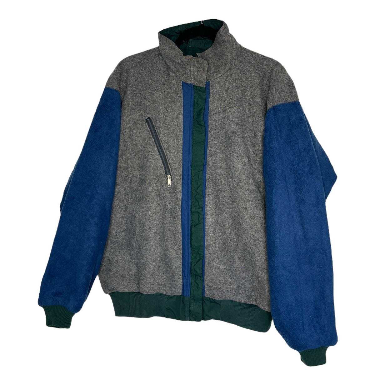 Patagonia Bomber Jacket Vtg 90s Mens M Green Blue Gray Patagonia Bomber Jacket Vtg 90s Mens M Green Blue Gray