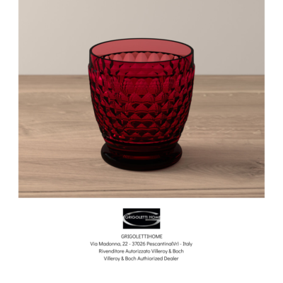 Villeroy & Boch - Boston Coloured - Set 6 Red Water / Cocktail