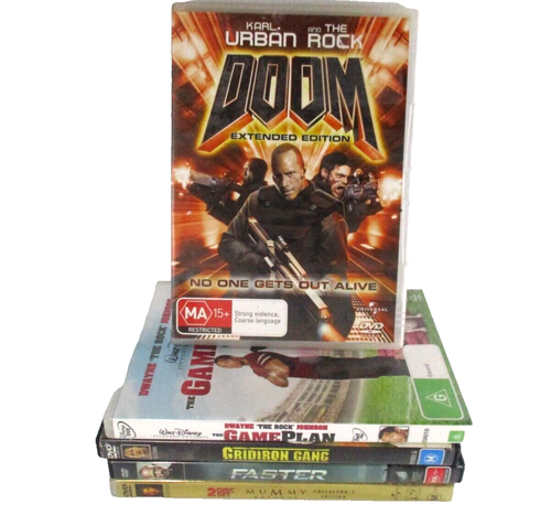 Dwayne The Rock Johnson Movie Bundle 5x DVDs PAL R4 Titles in Description Tested - Picture 4 of 10