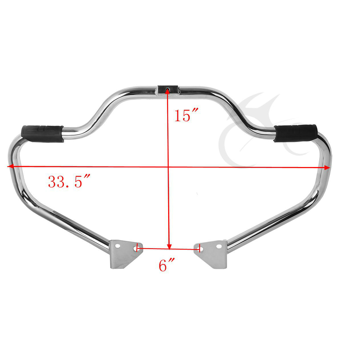 1 1/4" Engine Guard Crash Bar For Harley Dyna – Street Bob, Fat Bob, FXDL, FXD, FXDWG (2006+)