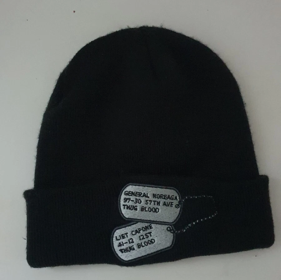 FW16 Supreme The War Report Beanie black Capone N Noreaga Hat