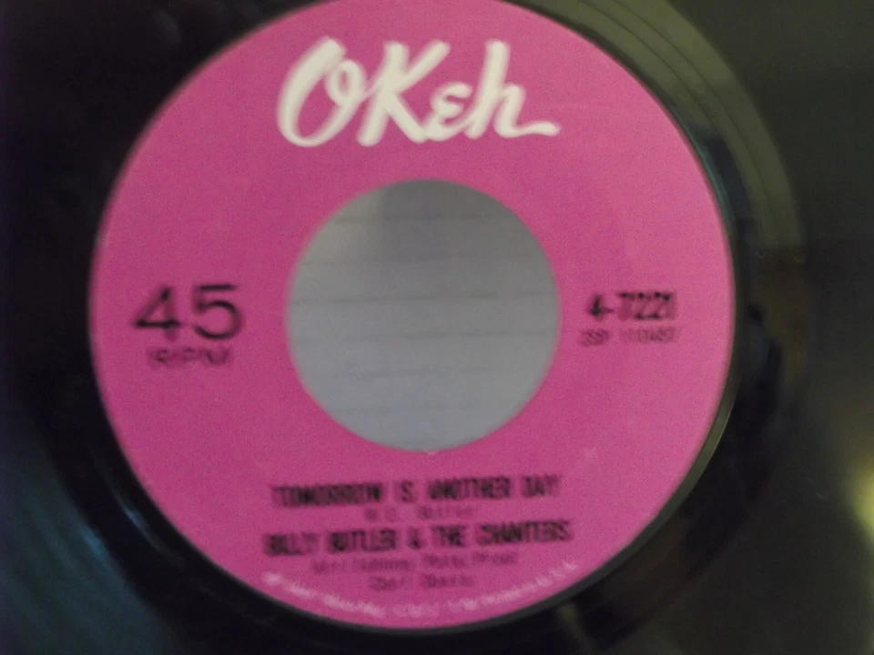 Billy Butler & The Chanters,Okeh 7221,"I Can't Work No Longer"US,7"45,North.Soul Foto 2 de 2