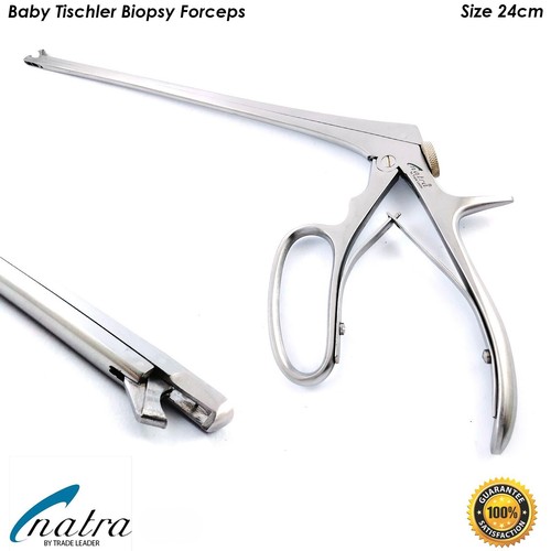 Baby Tischler biopsy forceps 24 cm with Lock Endometrial Surgical - Picture 3 of 5