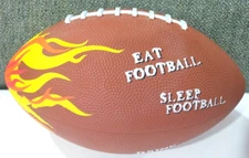 1998 Drink Coca-Cola classic (Eat Football and Sleep Football) with Flames on it