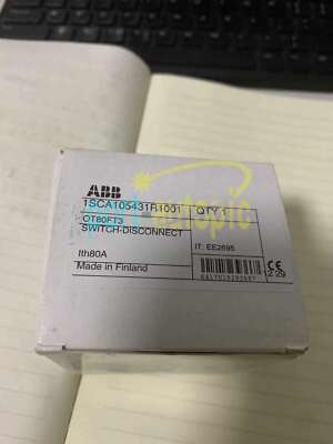 1PC ABB OT80FT3 80A 1SCA105431R1001 Non-fusible Switch Diconnector