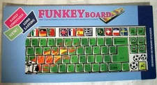 FUNKEY BOARD DESIGNED KEYBOARD STICKERS World Soccer Game