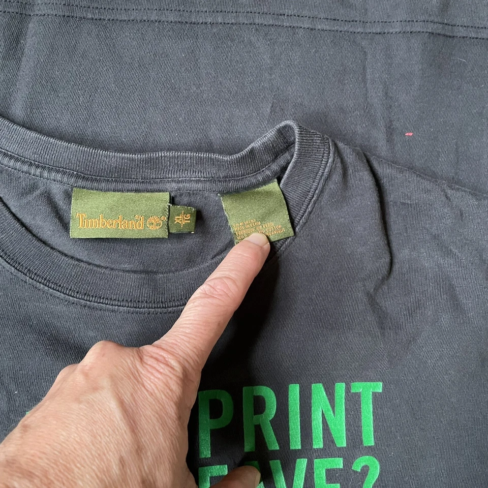 VTG Double Sided Timberland Shirt Malcom X Shirt Size XL - Image 4 of 4