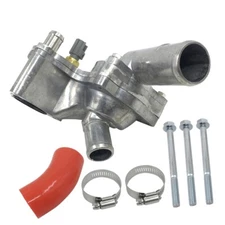 For Ford Mustang 2005-2010 Thermostat w/ Aluminum Housing & Installation Kit