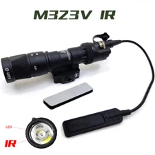 M323V IR Flashlight 500 Lumen White LED Light&IR Infrared Output Light 20mm Rail