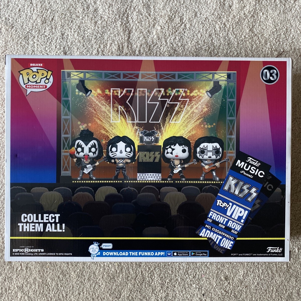 Funko Pop! Kiss Alive II Tour 1978 4 Vinyl Figures 2022