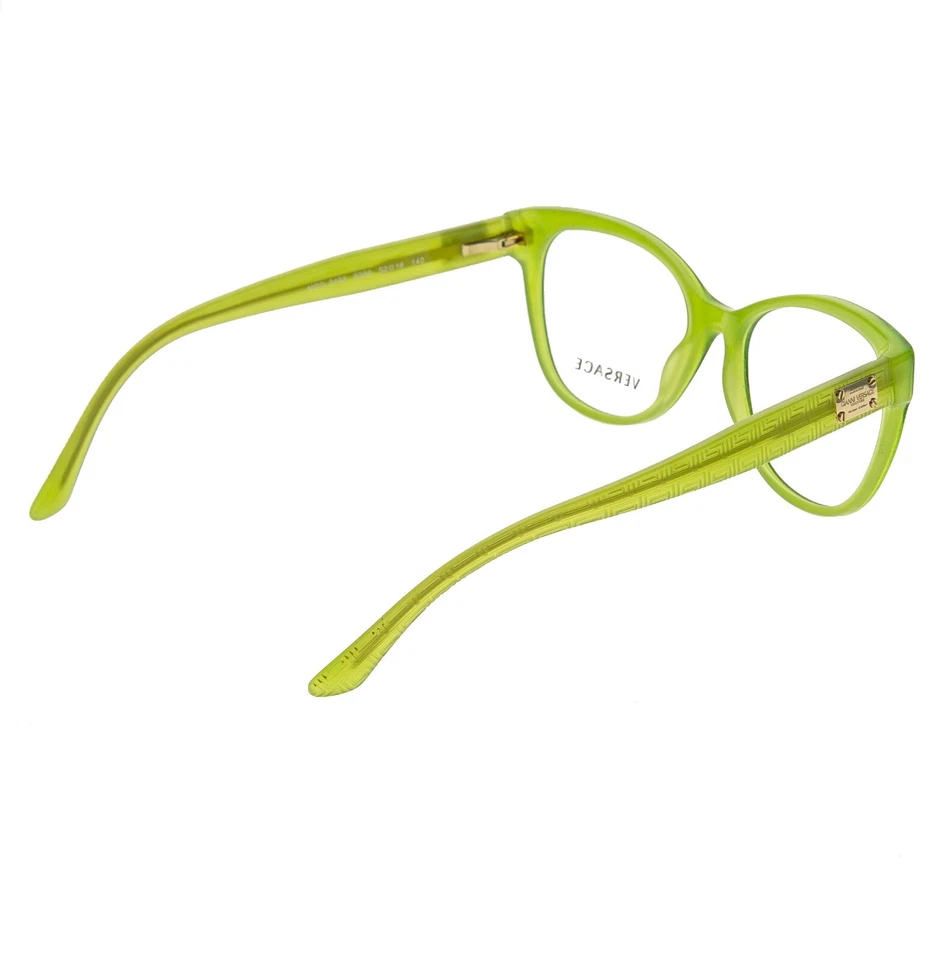 Gafas ópticas Versace Couture verde lima brillo Greco VE3193 3193 52 mm Foto 2 de 4