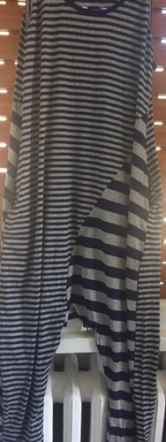 Tuta donna pagliaccetto grigia righe blu nuova etichette Seven Made in Italy TU - Foto 5 di 6