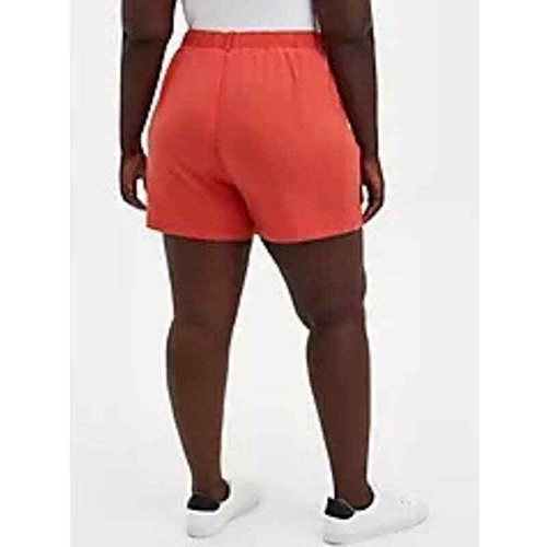 NWT Torrid red button fly linen short wide leg silhouette lightweight plus size - Picture 3 of 3