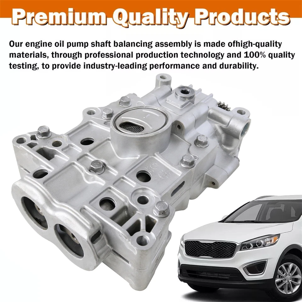 New Engine Oil Pump For 2013-2016 Hyundai Santa Fe 2.4L L4 2013-2018 Kia Sorento Foto 3 de 4