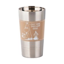 Moomin Stainless Steel Double Tumbler Color Beige Character Goods Japan New