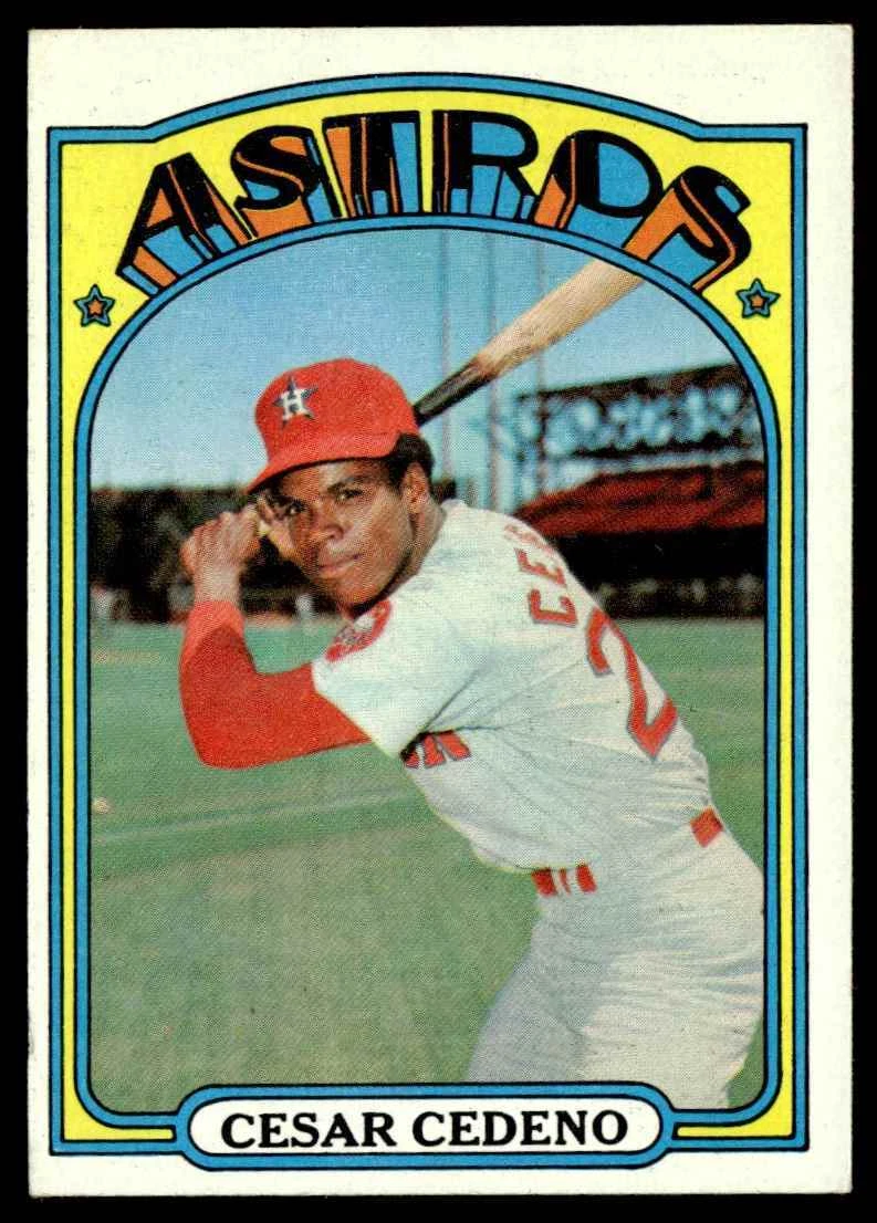 Cesar Cedeno trading card