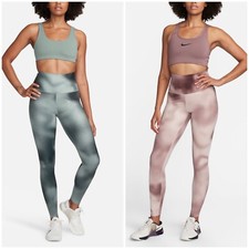 NWT Women  s Nike One Dri-FIT High Rise Printed Training Leggings S MSRP 65