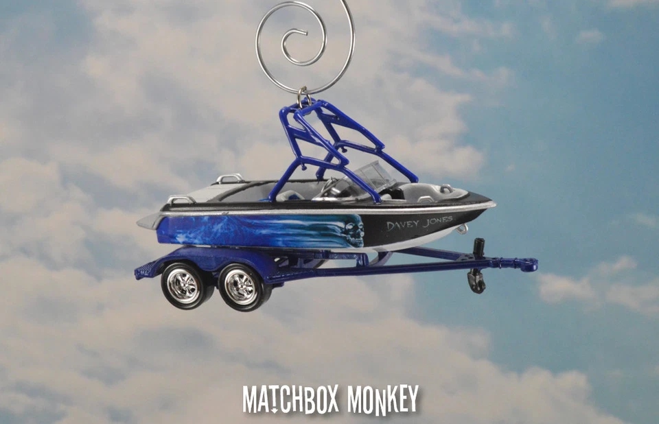 Waterski Wakebord Boat Custom Christmas Ornament Mastercraft Moomba Supra Action - Image 4 of 4