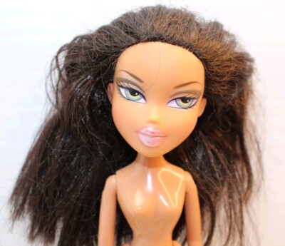 Bratz Yasmin Doll NUDE No FEET 2001 Head and Body Replacement Repair MGA