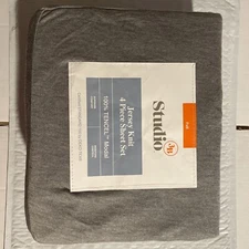 Studio 3B FULL Jersey Knit 4 Piece Set 100% Tencel HTHR GRAY