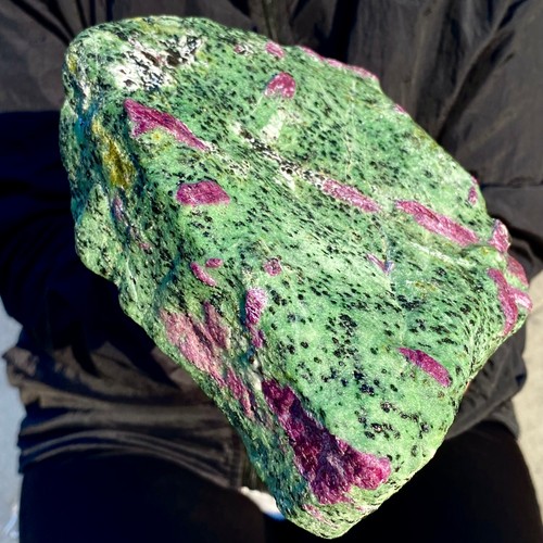 6.81LB Natural green Ruby zoisite (anylite) crystal Chakra Healing Energ - Picture 9 of 16