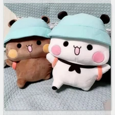 New Bubu And Dudu Panda Plush Toy Cartoon Panda Bear Plushie Doll Kawaii Stuffe