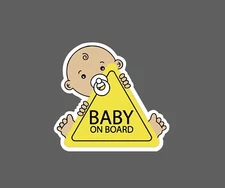 Baby On Board Sticker Safety Waterproof Child Warning Caution Gift NEW