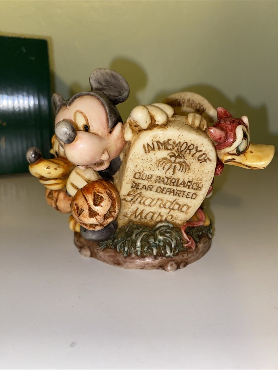 Disney Haunted Mansion フィギュア世界500限定早い者勝ち 2003 Disney WDW~~ HAPPY HAUNTS 999 Harmony Kingdom LE500~~Haunted