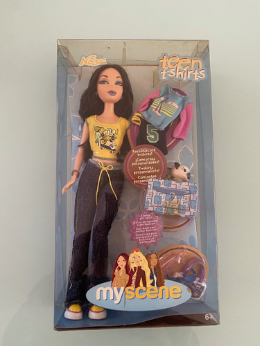 My Scene, Teen T-Shirts Nolee Unopened Box, Vintage Barbie Doll, Mattel, 2004