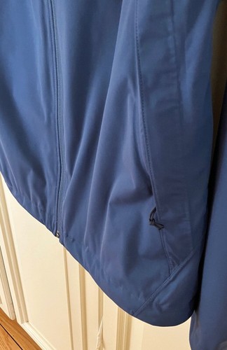 The North Face Mens Large Hooded DryVent Rain Jacket NFOA3KSZ Shady Blue EXC. - Picture 7 of 12