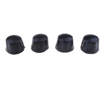 4Pcs Rubber Dust Cover Caps for 50CC 70CC 110CC 125CC Quad Bike ATV (Black)