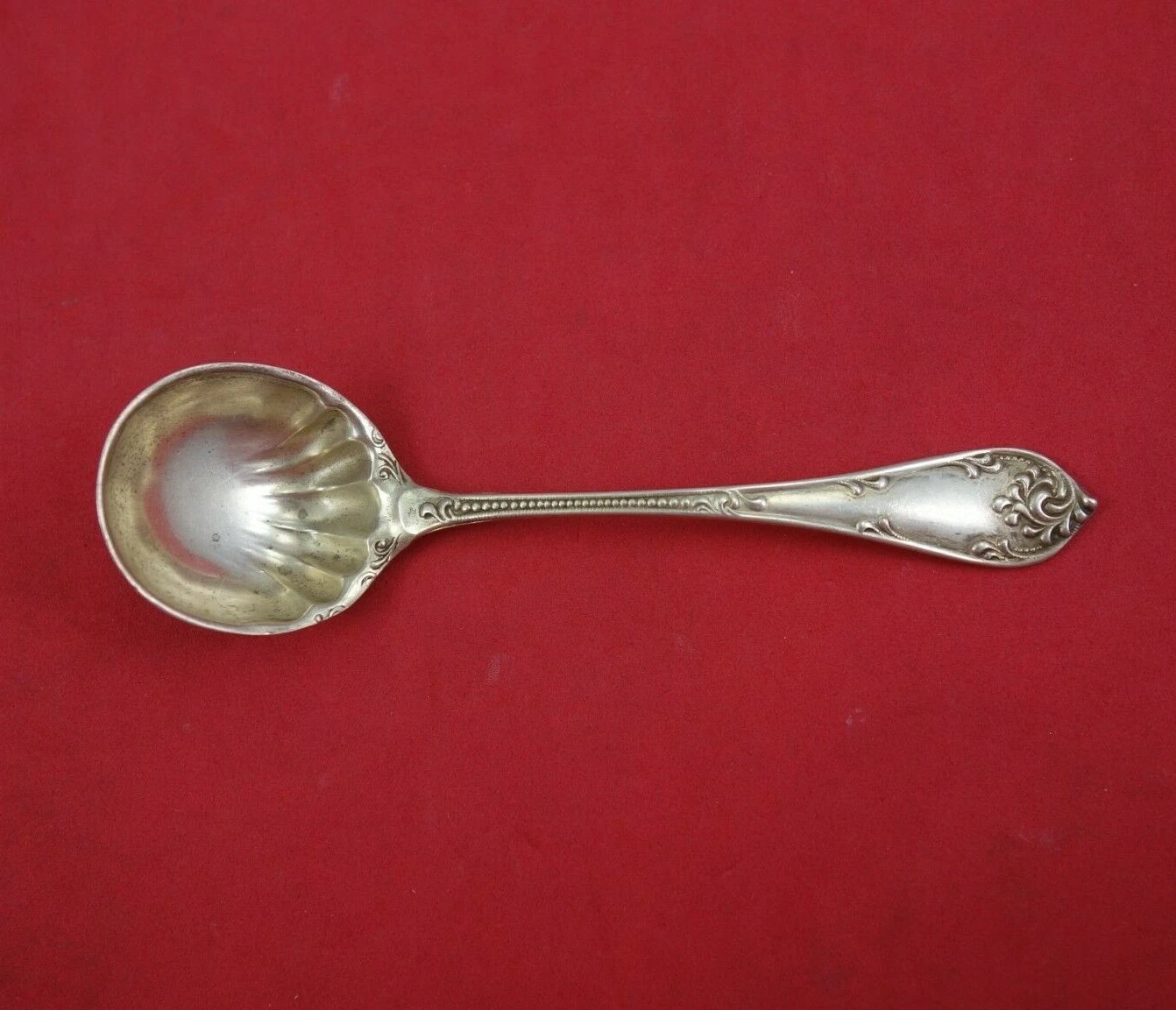 Rustic by Towle Sterling Silver Sauce Ladle Shell Bowl 5" Serving Antique