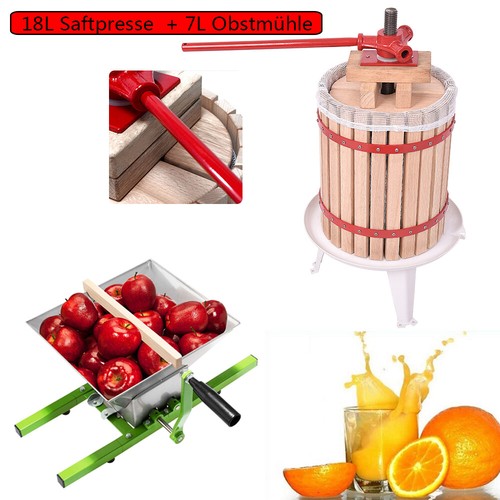 6L-30L Obstpresse Saftpresse Weinpresse Spindelpressung Apfelpresse Obstmühle DE - 第 20/21 張圖片