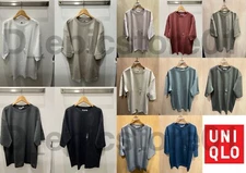 UNIQLO U AIRism cotton oversized crew neck half-sleeve T-shirt S-4XL NEW Japan