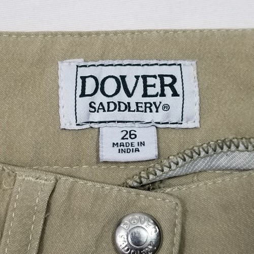 Dover Saddlery Pants Women's Size 26 Beige Black Equestrian Riding. - Picture 10 of 14