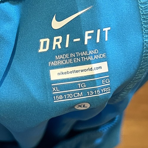 Nike Active Shorts Ragazzo XL Blu FCB Barcellona Futbol Calcio Giovanile Dri-Fit - Foto 5 di 6