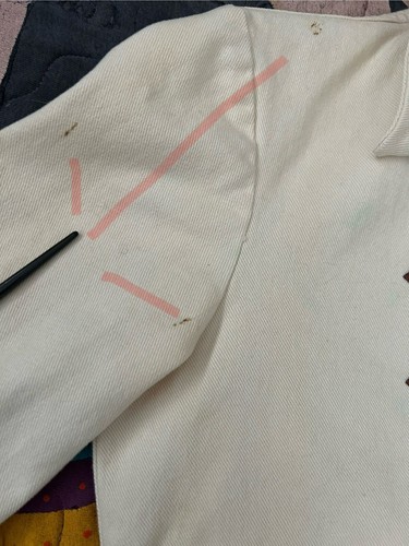 Vintage Petite Oleg Cassini Designer Jacket Cream Color Slightly Distressed - 第 10/12 張圖片
