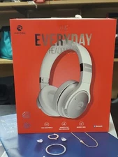 Raycon Everyday Wireless Bluetooth Over Ear Headphones with Active Noise Canc...