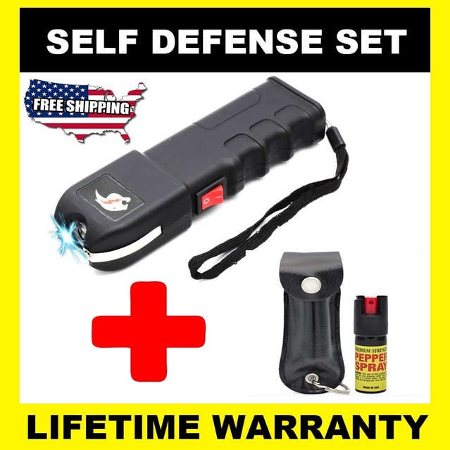 Pride Mini Stun Gun And Black Pepper Spray Self Defense Kit Pink For Sale Online Ebay